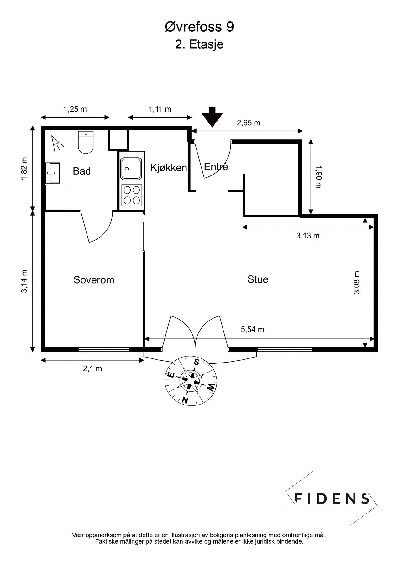 Plantegning Galleribilde