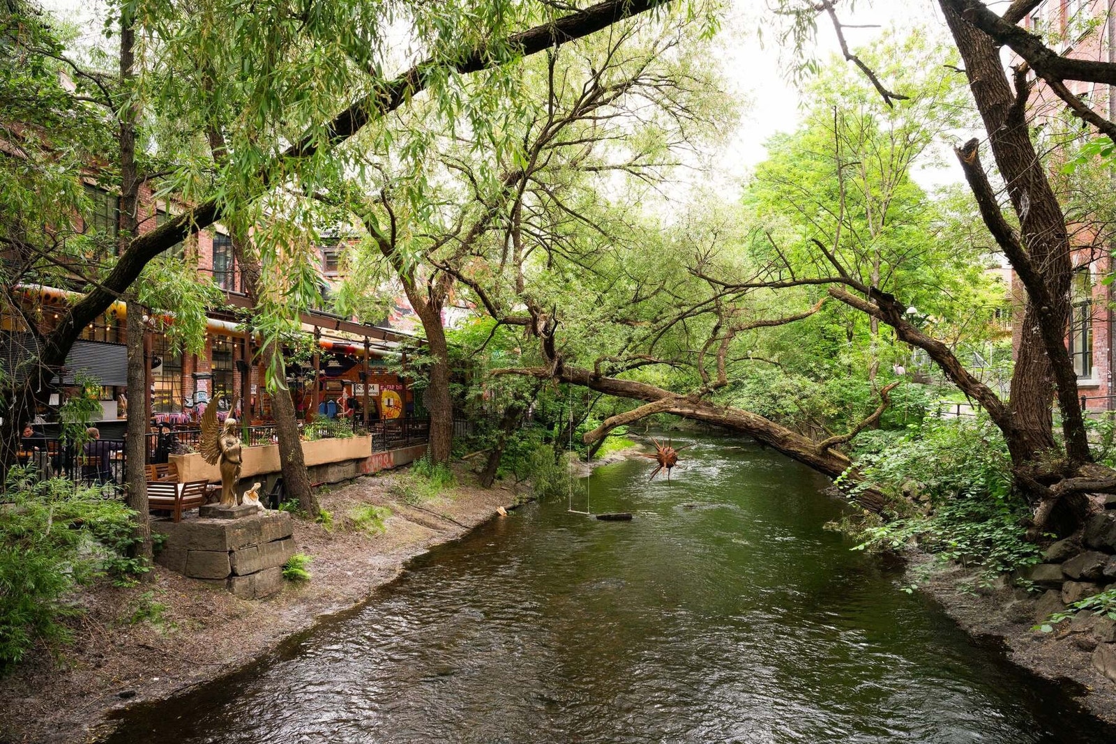 Akerselven er ikke langt unna Galleribilde