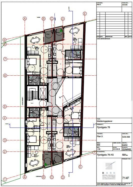 Leilighet øverst til venstre. Galleribilde