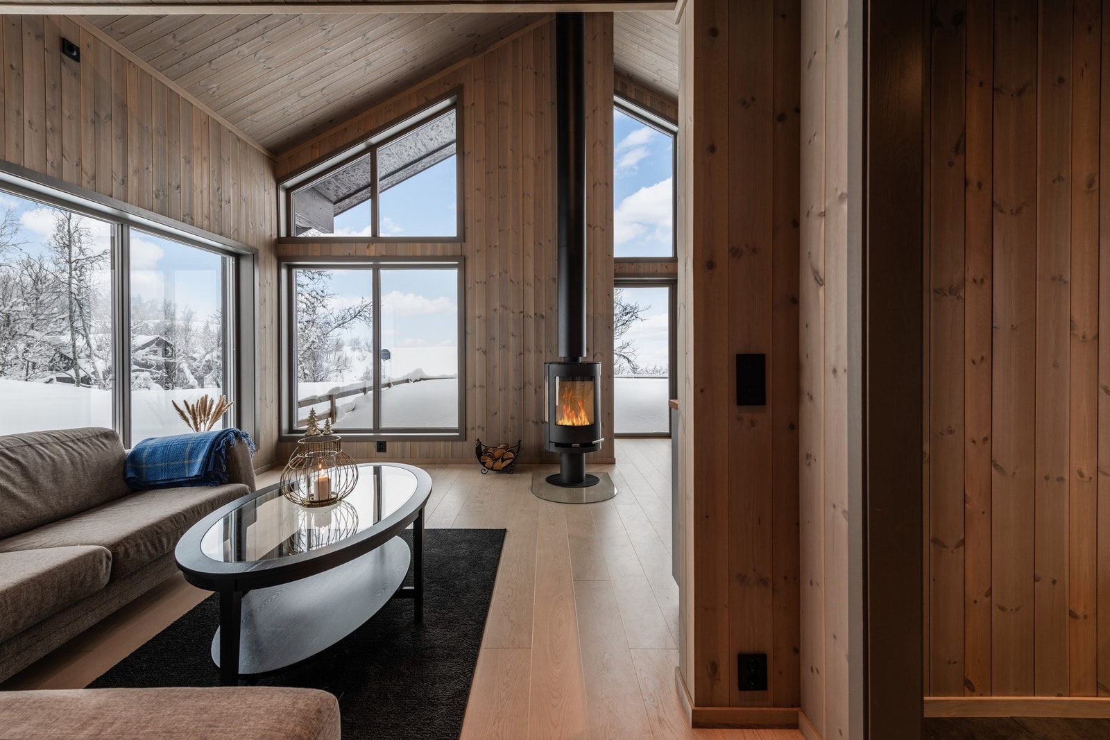 Her glir de lune tonene samme og skaper en behagelig atmosfære Galleribilde