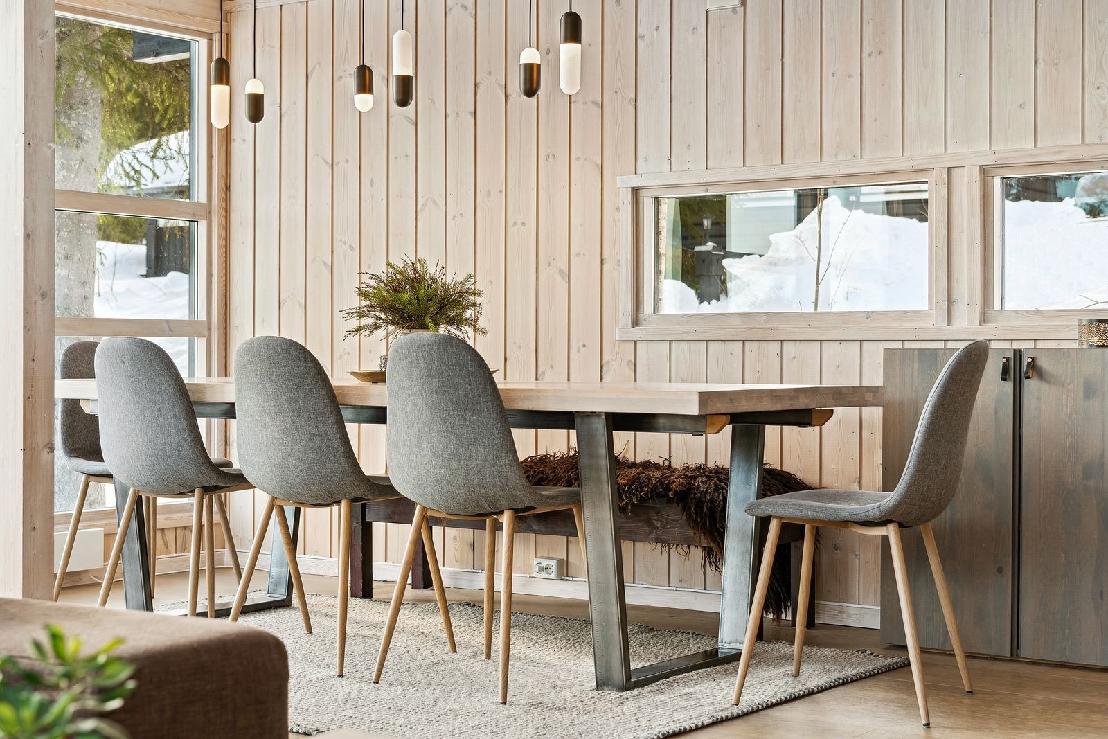 Gjennomført lyst og moderne Galleribilde