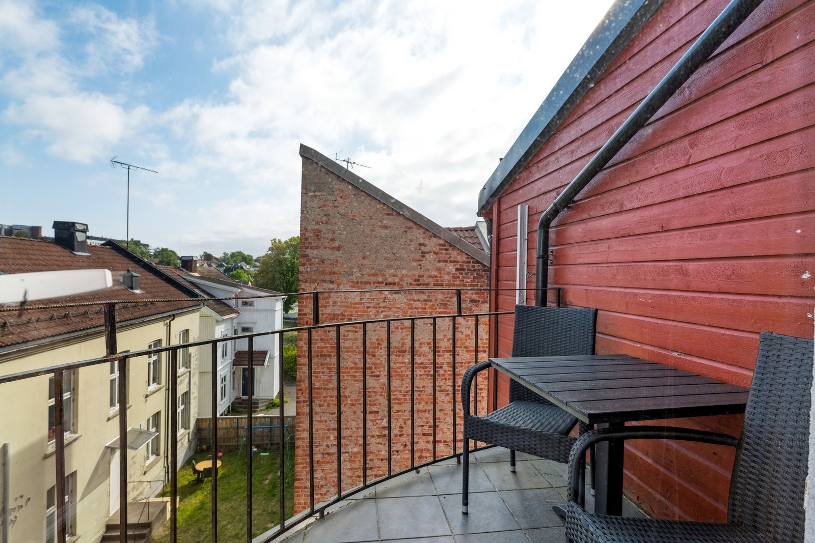 Flott balkong Galleribilde