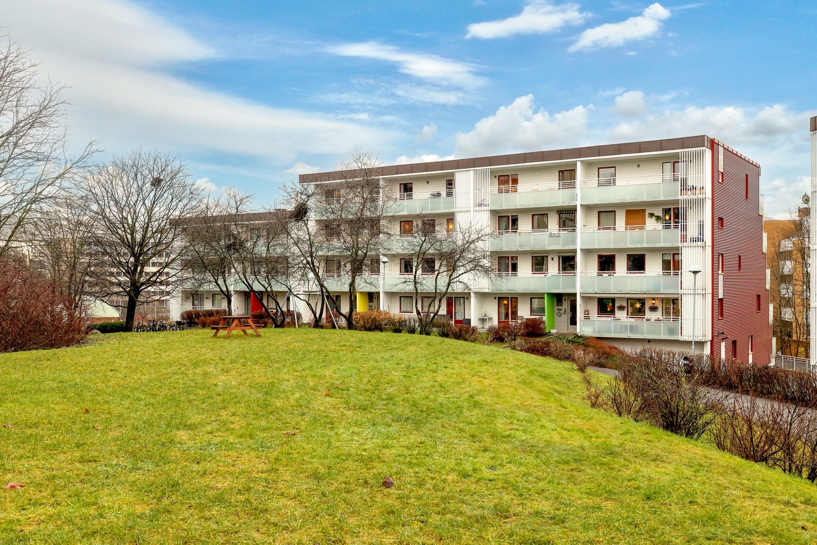 Hoffsgrenda Borettslag består av 316 andeler fordelt på 19 bygninger Galleribilde