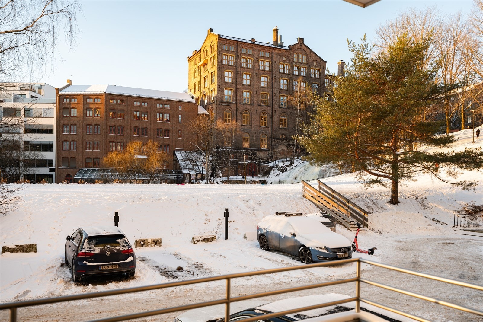 Utsikt fra balkongen. Galleribilde