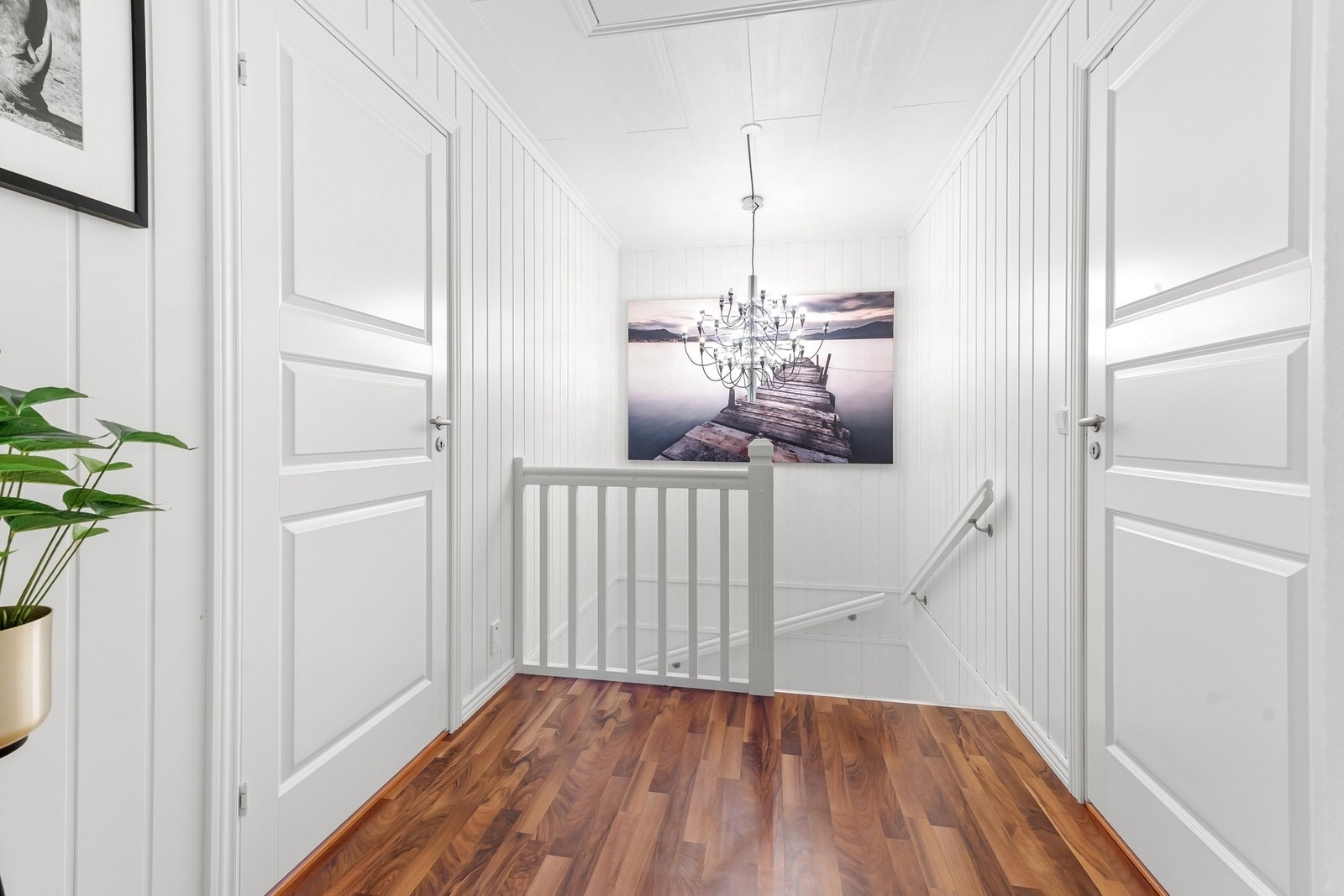 Gang 2. etasje har et areal ifølge mottatte tegninger på ca. 7,5 kvm. Galleribilde