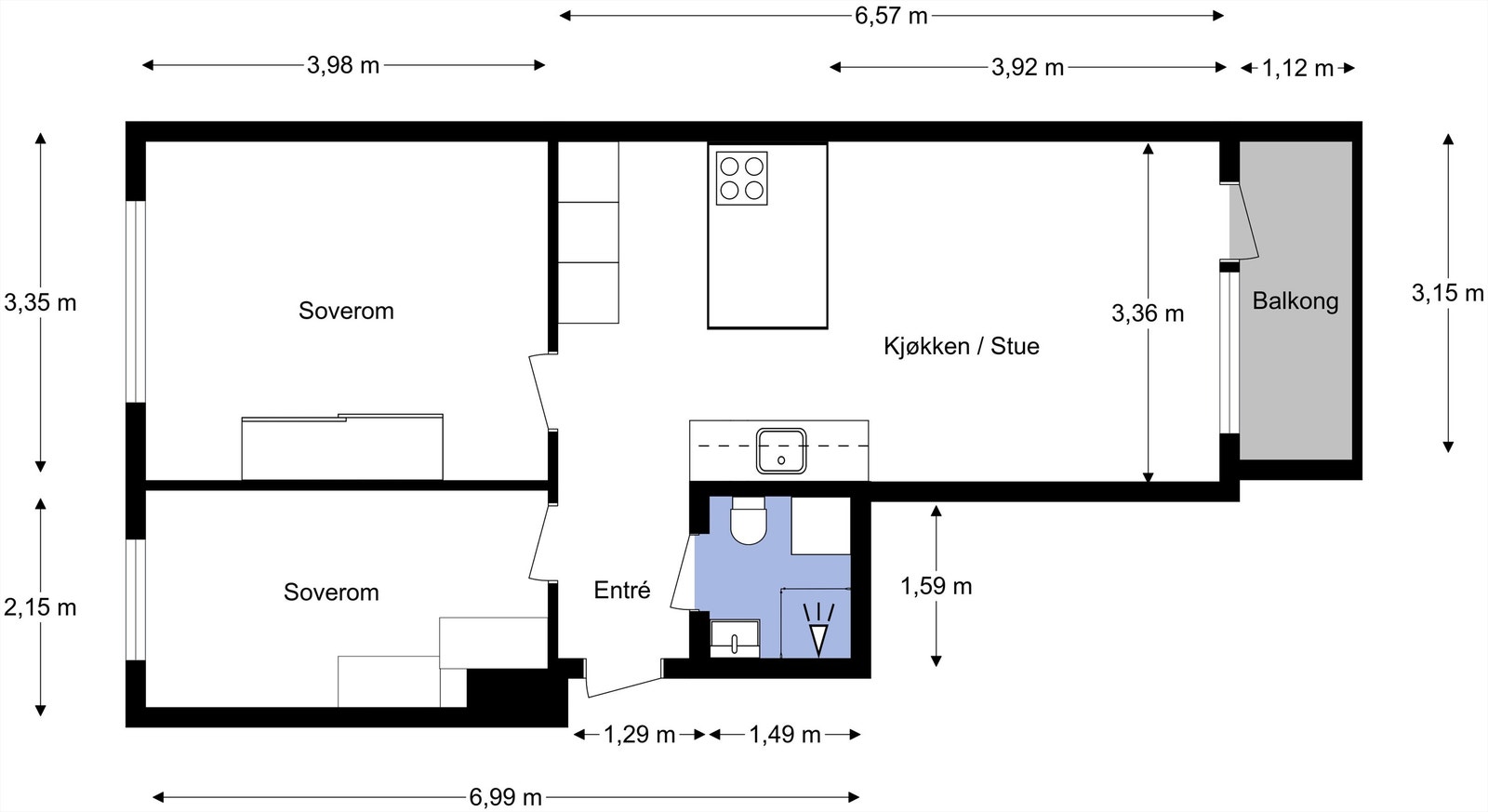 Plantegning Galleribilde