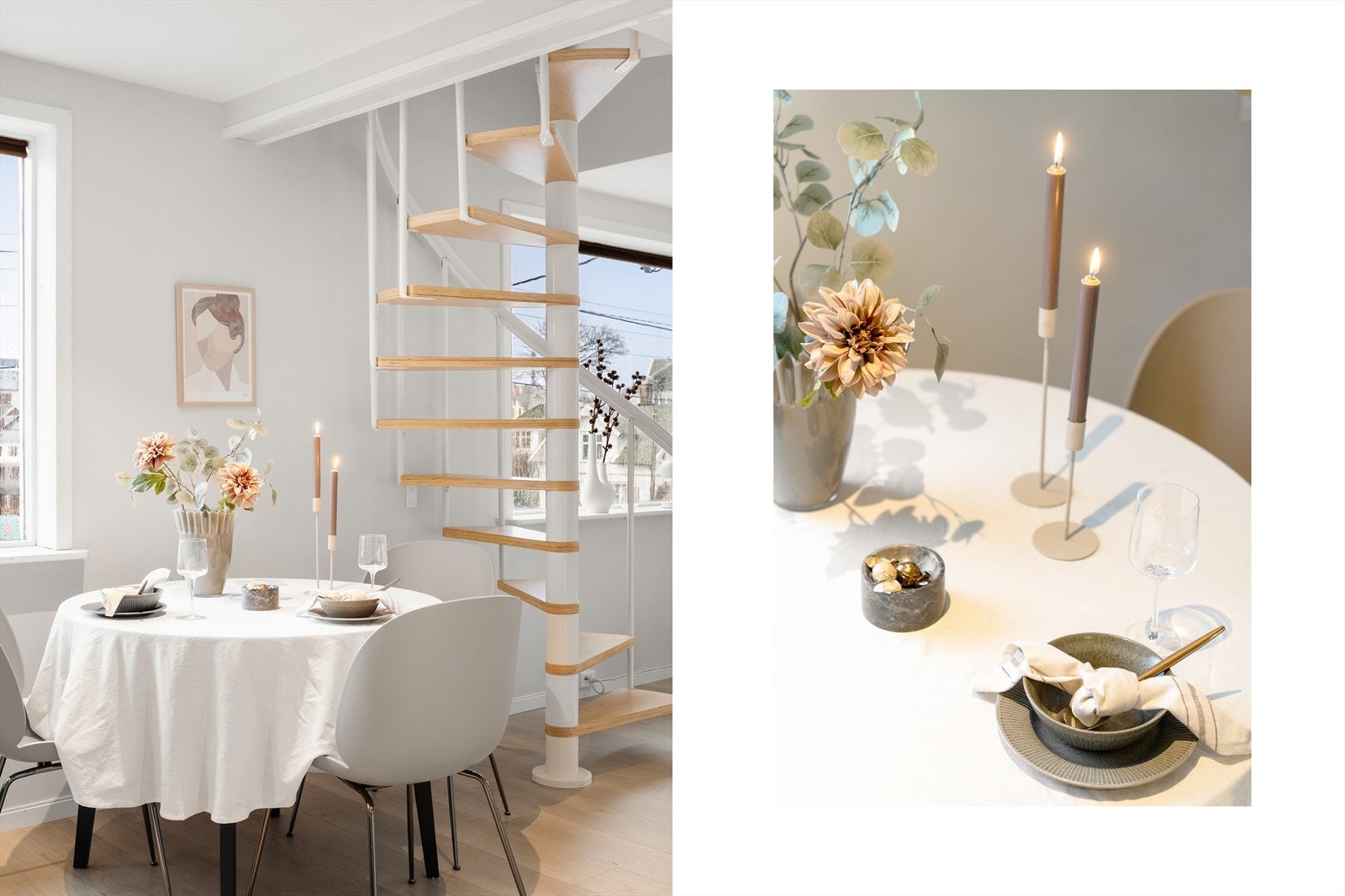 2. etasje - Fra stuen er det vindeltrapp opp til loftet. Galleribilde