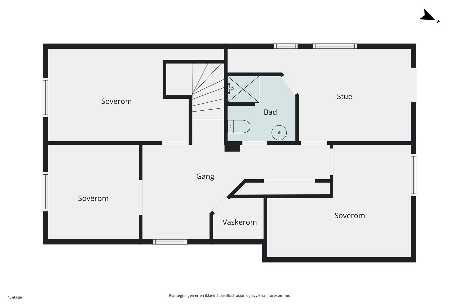 Plantegning Galleribilde