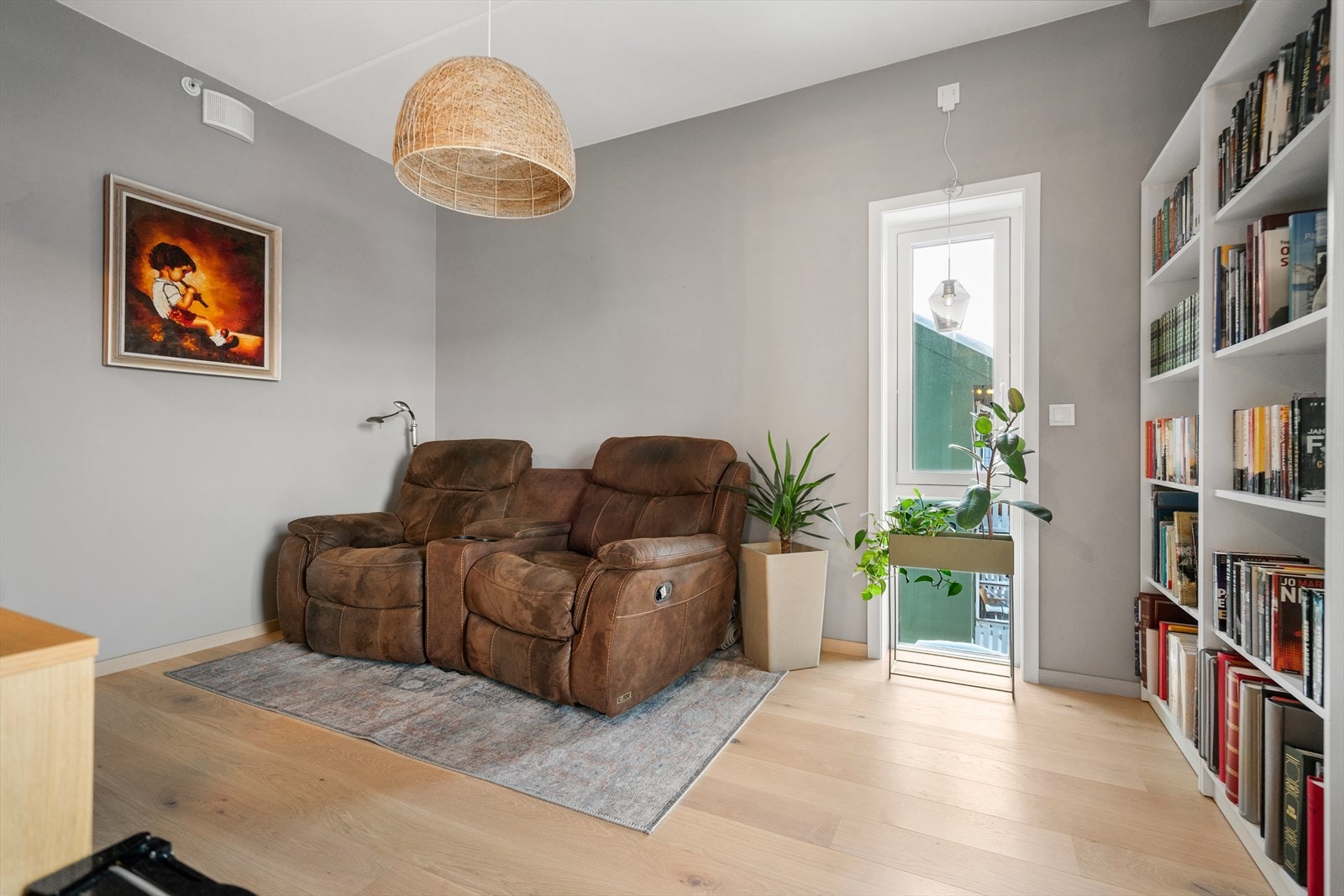 Soverom nr 3 er i dag brukt til tv-stue. Galleribilde