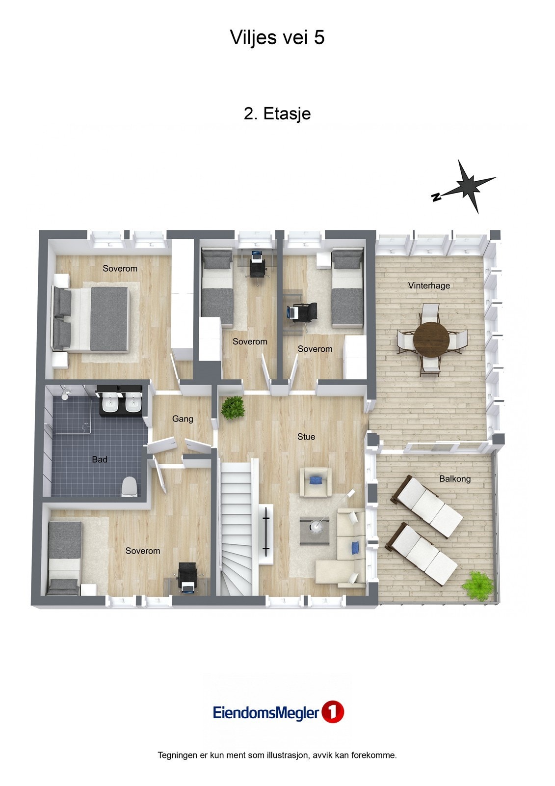 Veiledende plantegning - Ikke målbar Galleribilde