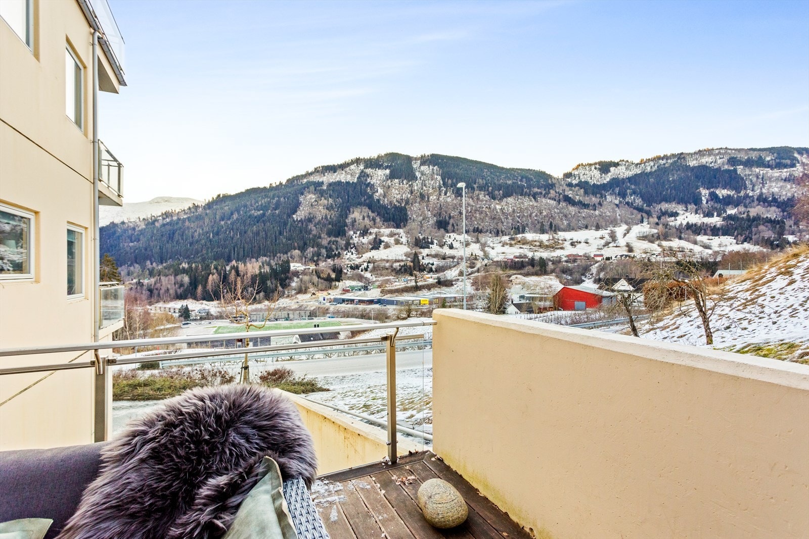 Utsikt frå balkong Galleribilde