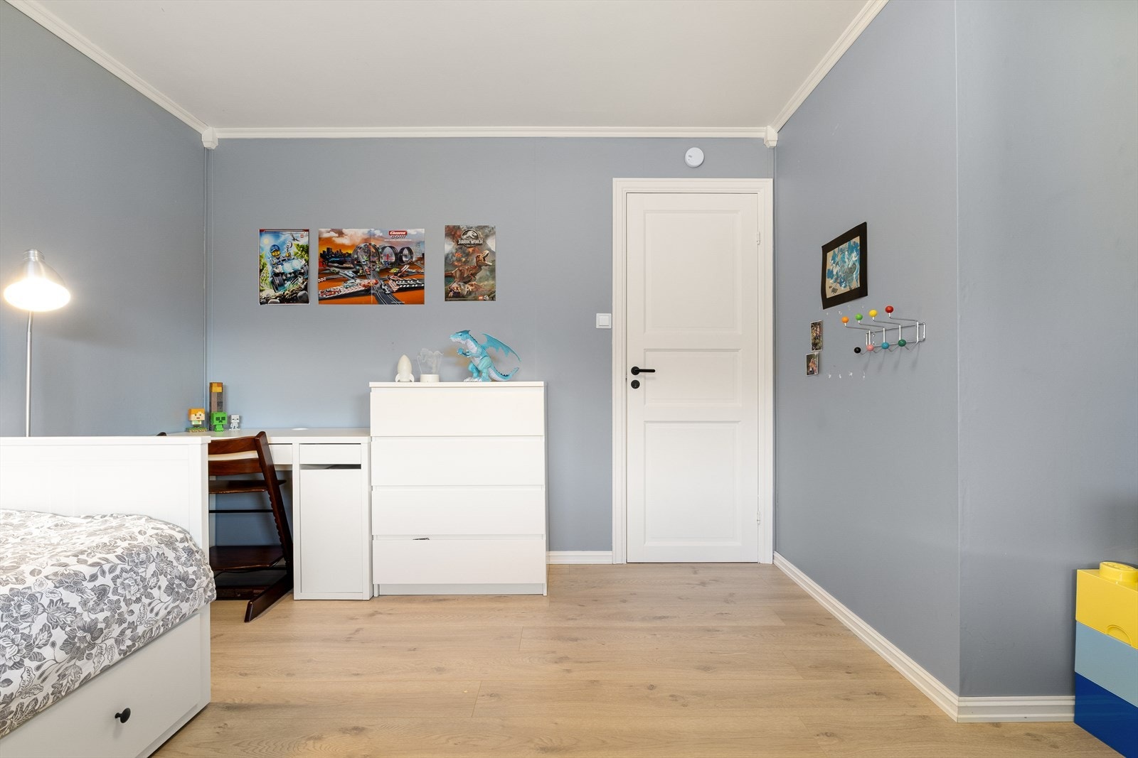 Det ene soverommet brukes i dag som barnerom. Galleribilde