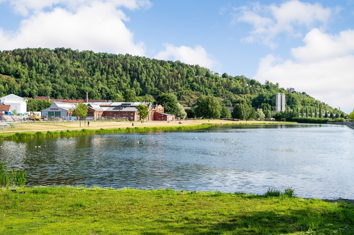Middelalderparken ligger rett ved Galleribilde
