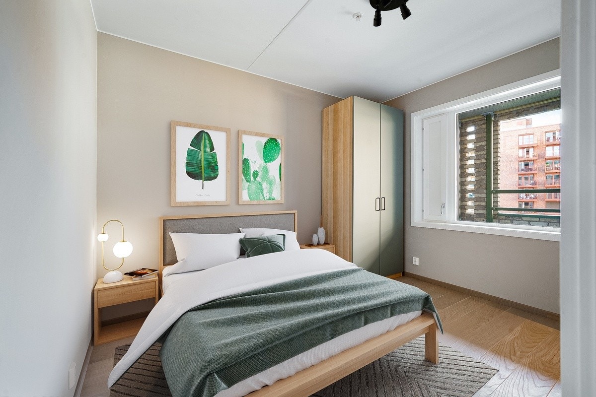 Soverom med digitale styling Galleribilde