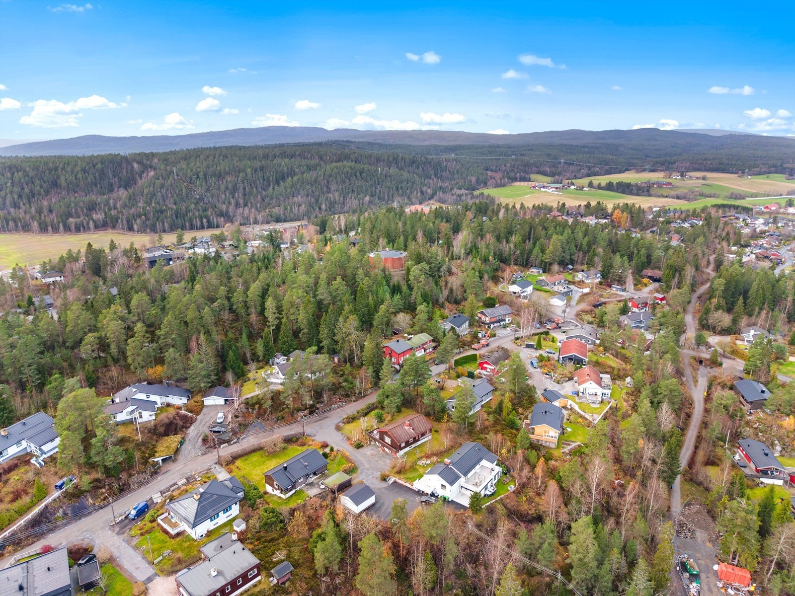 Romeriksåsen er i kort avstand fra eiendommen Galleribilde