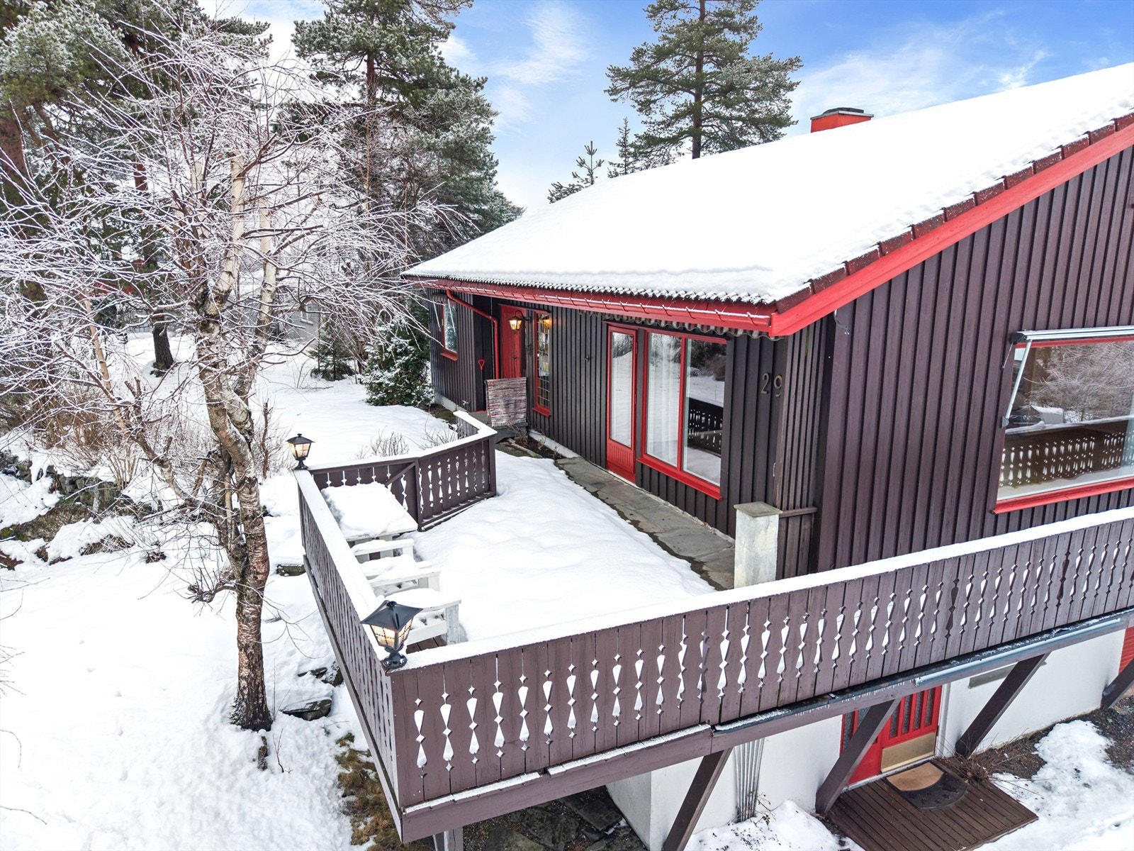 Her et det rikelig med plass til sittegruppe for sosiale sommerdager. Galleribilde