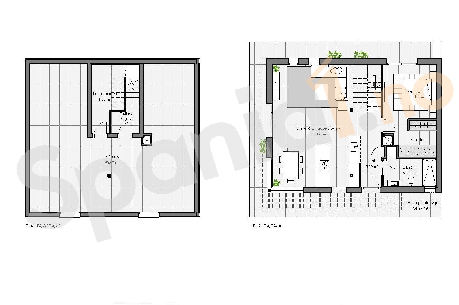 Plantegning av boligen Galleribilde