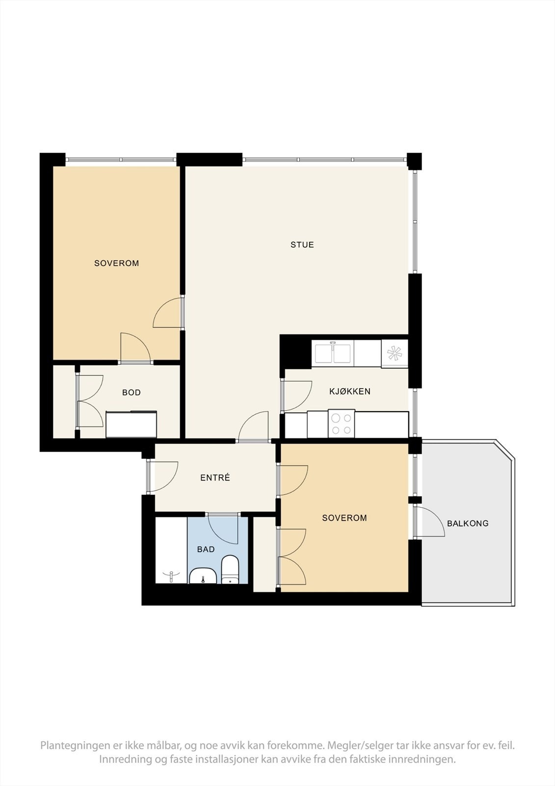 Plantegning Galleribilde