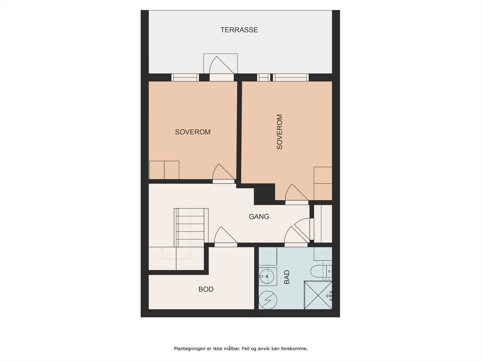 Plantegning av sokkeletasje. Galleribilde