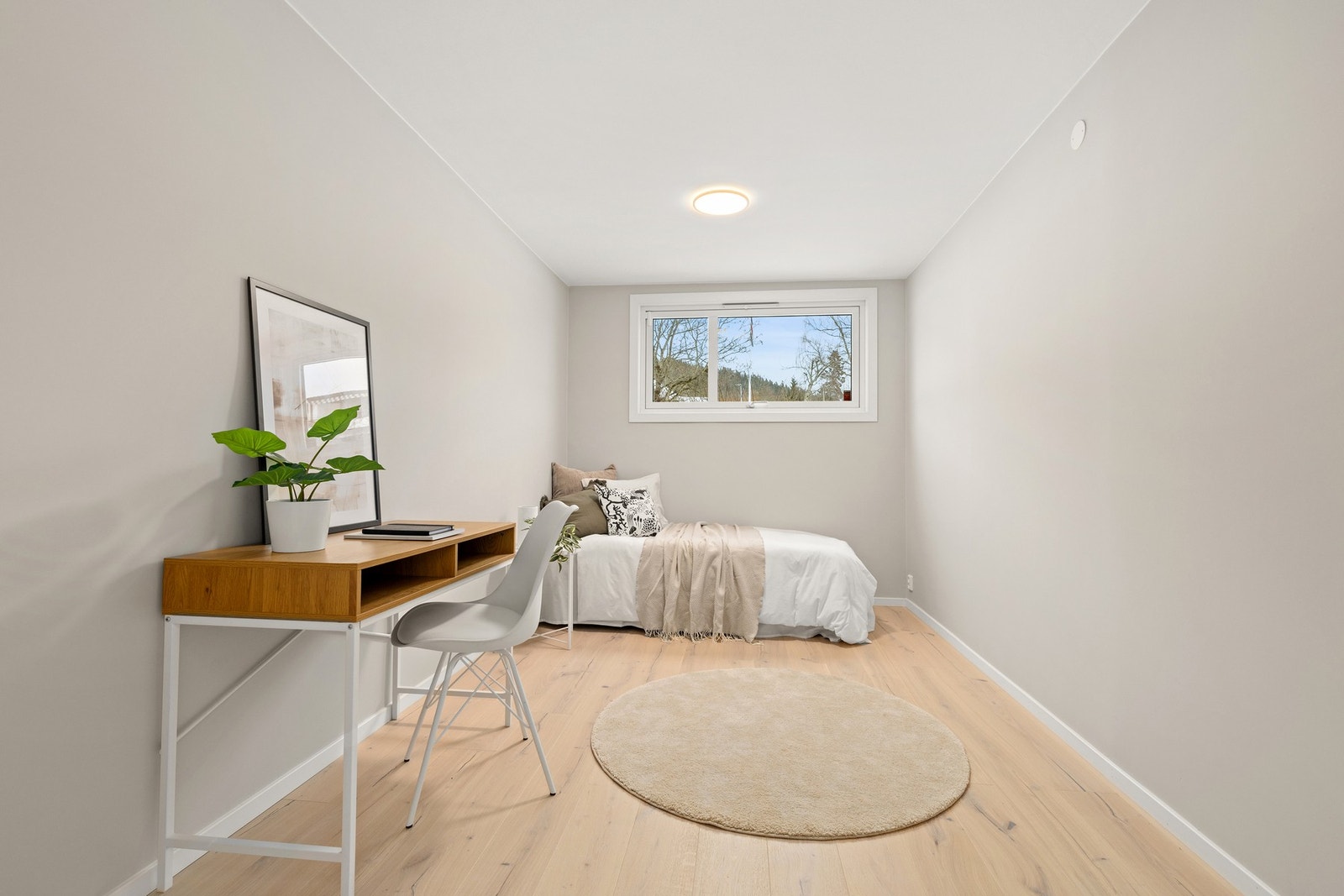 Det tredje soverommet egner seg godt som et barnerom eller arbeidsrom. Galleribilde