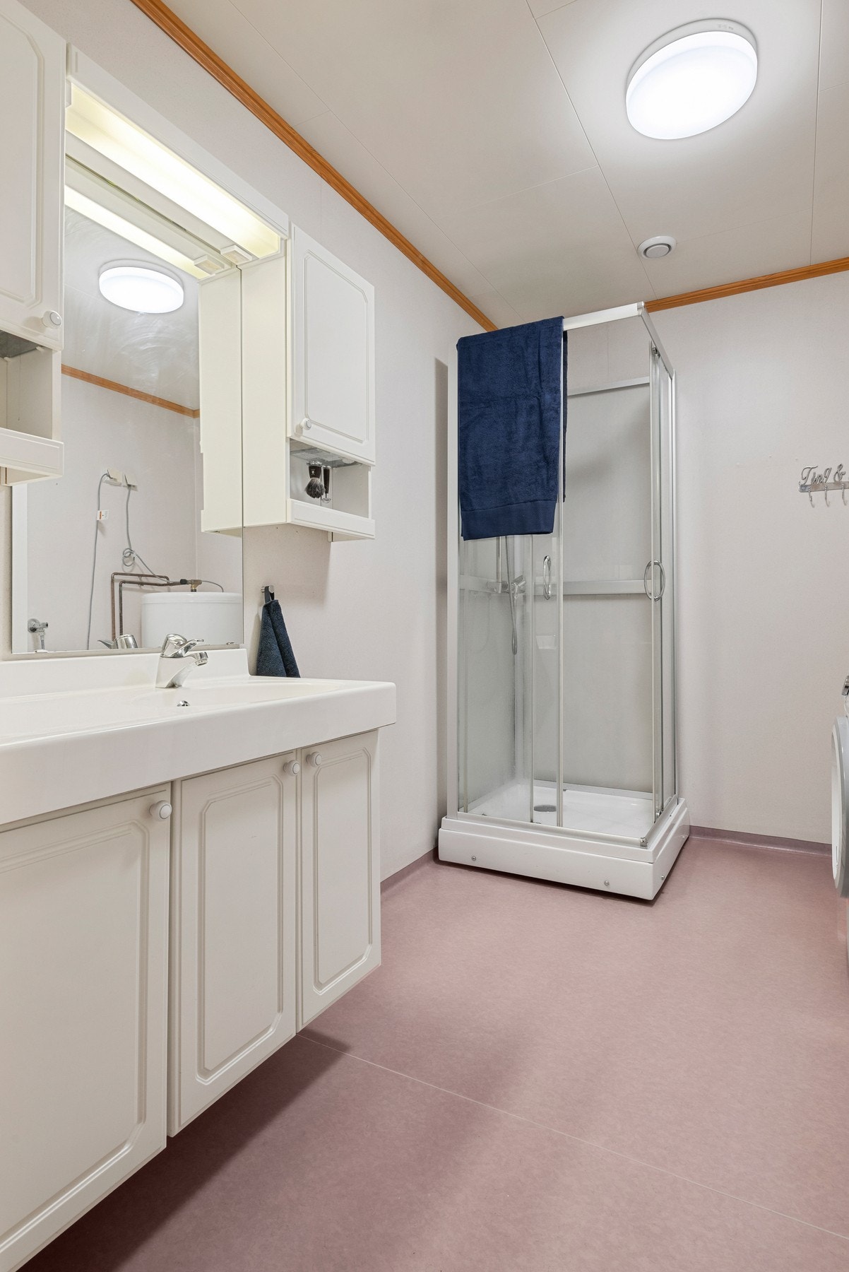 Badet er på 6,5m². Galleribilde