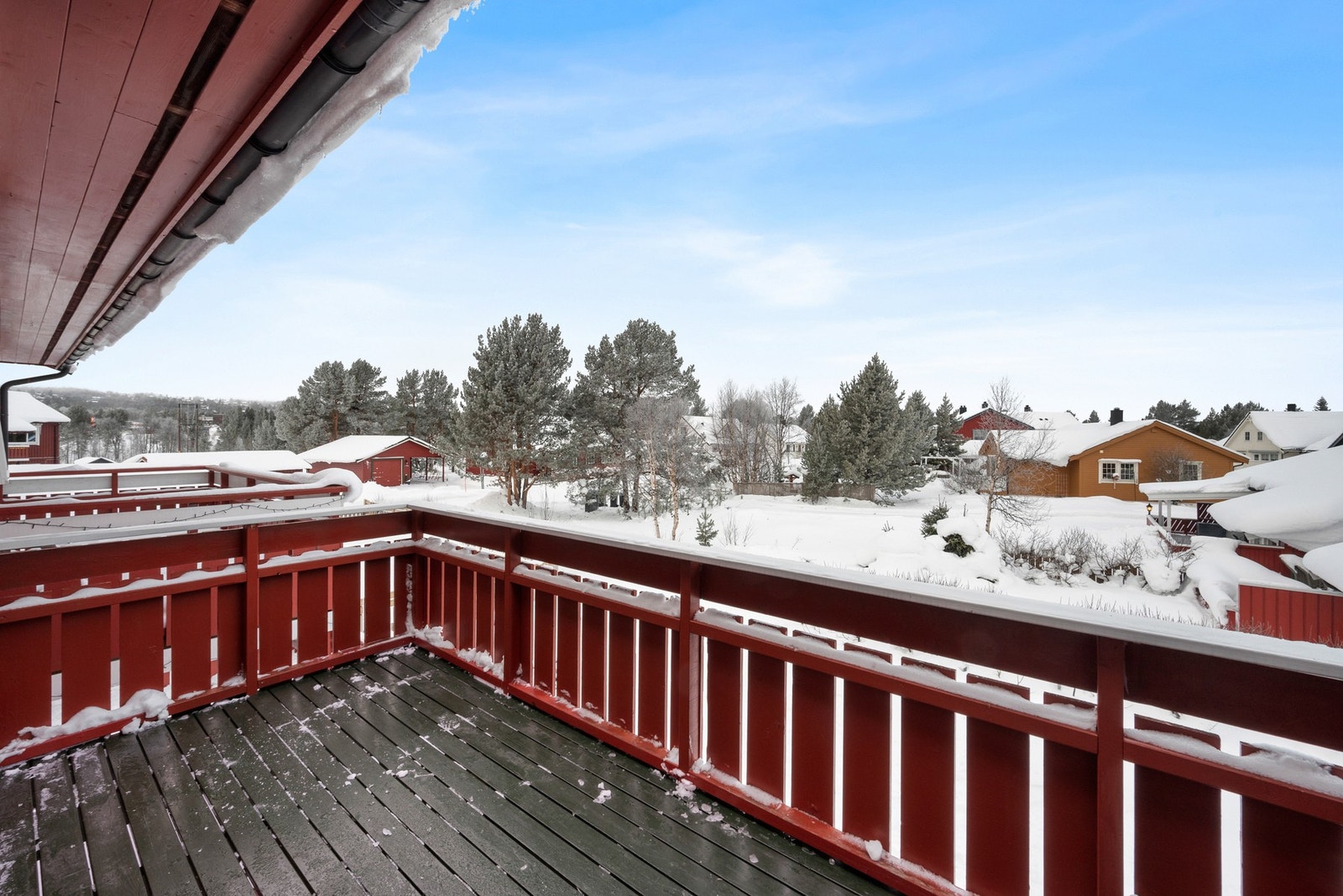 Verandaen er på 8m². Galleribilde