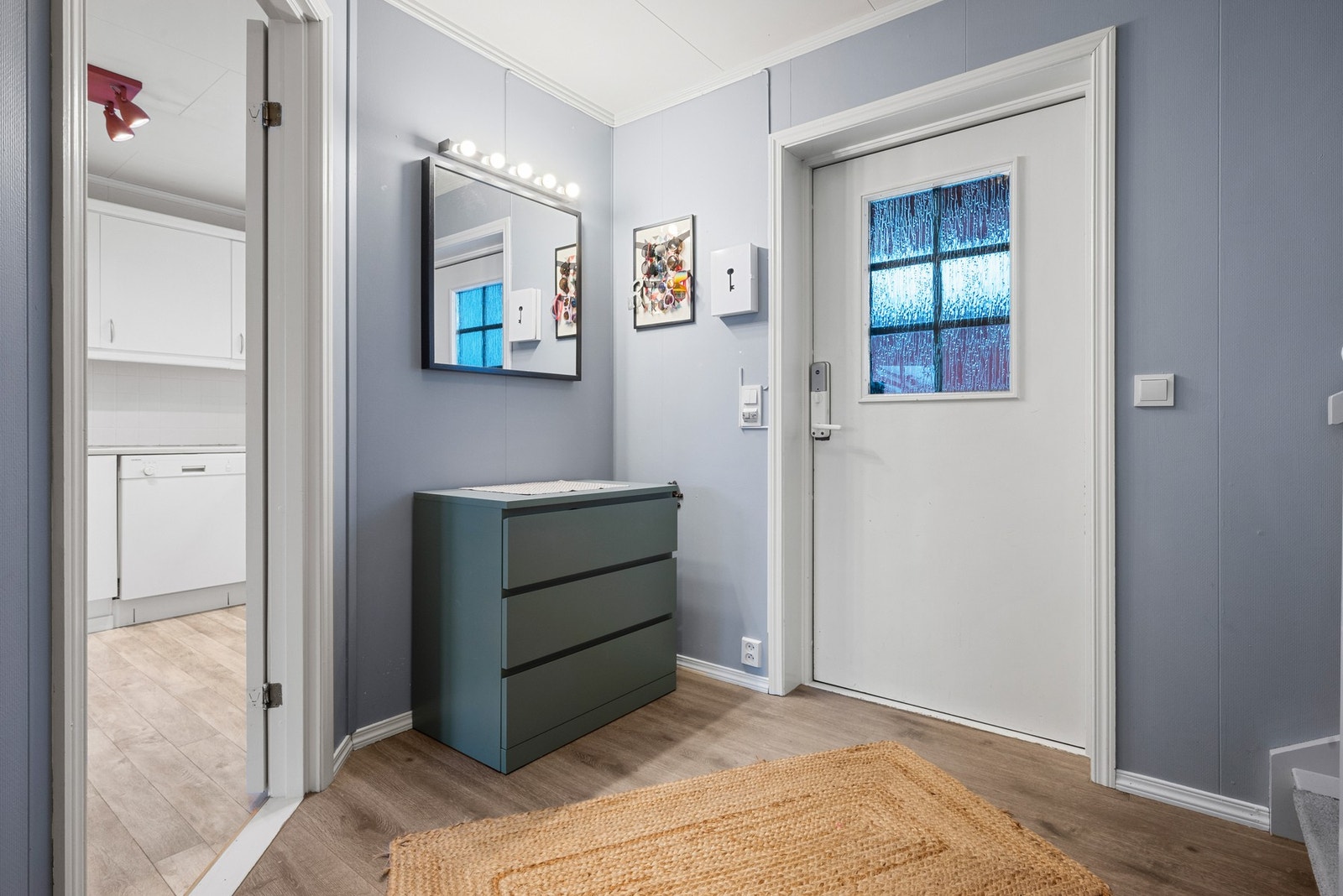 Romslig entre. Galleribilde