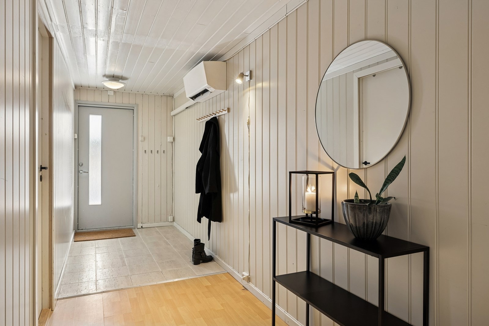 Varmepumpe i alle tre etajser. Galleribilde