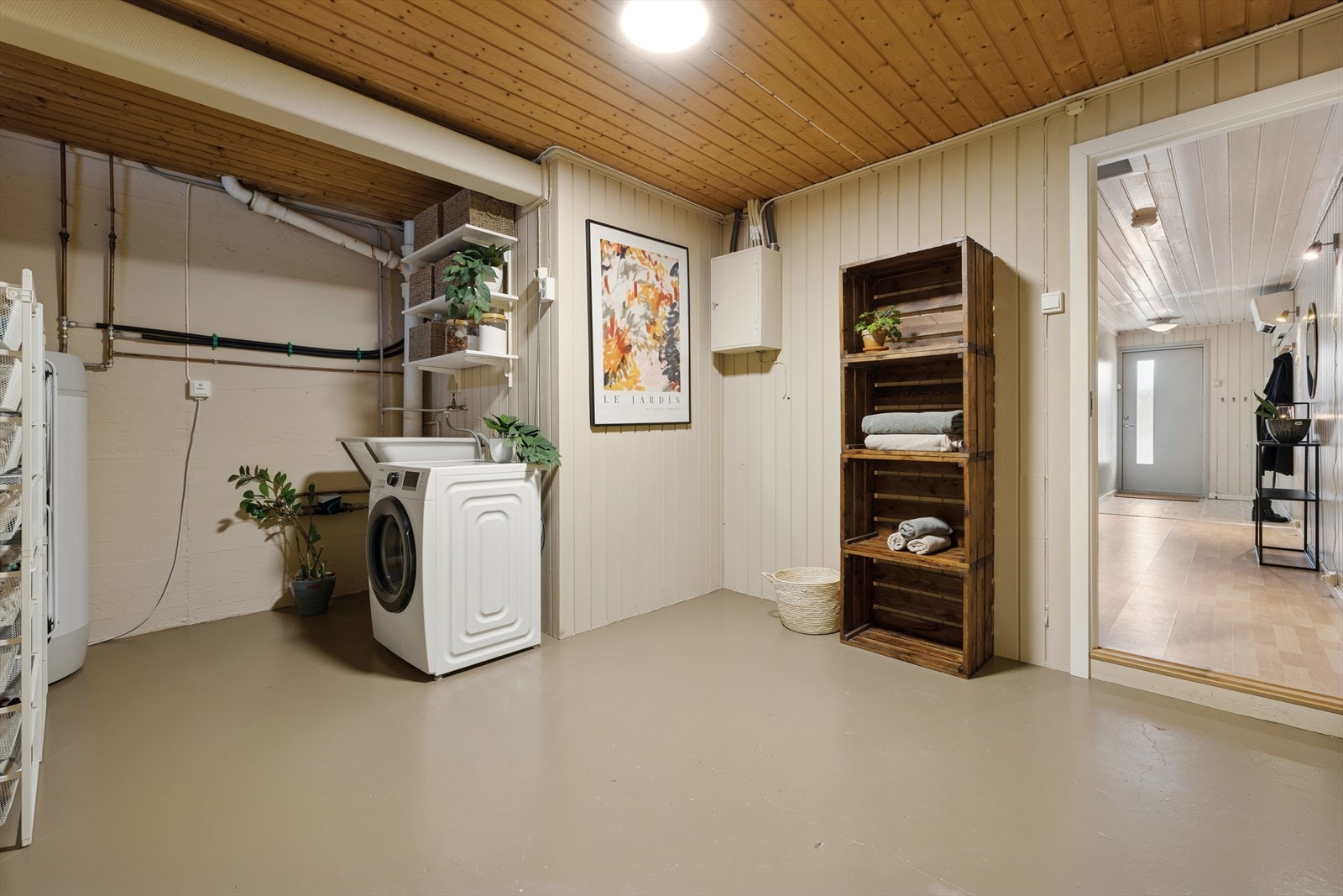 Praktisk vaskerom. Galleribilde