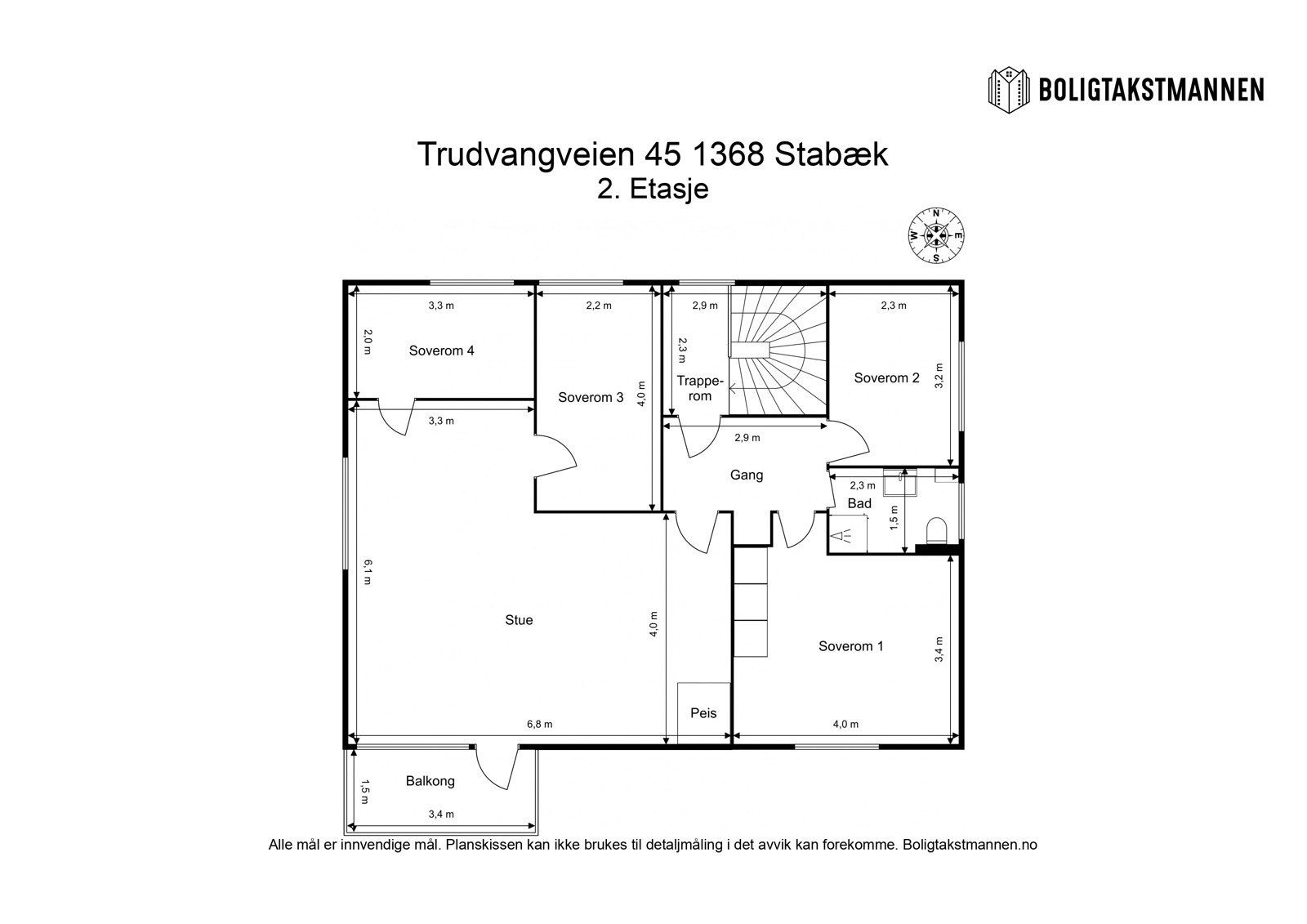 Plantegning 2. etasje. Galleribilde
