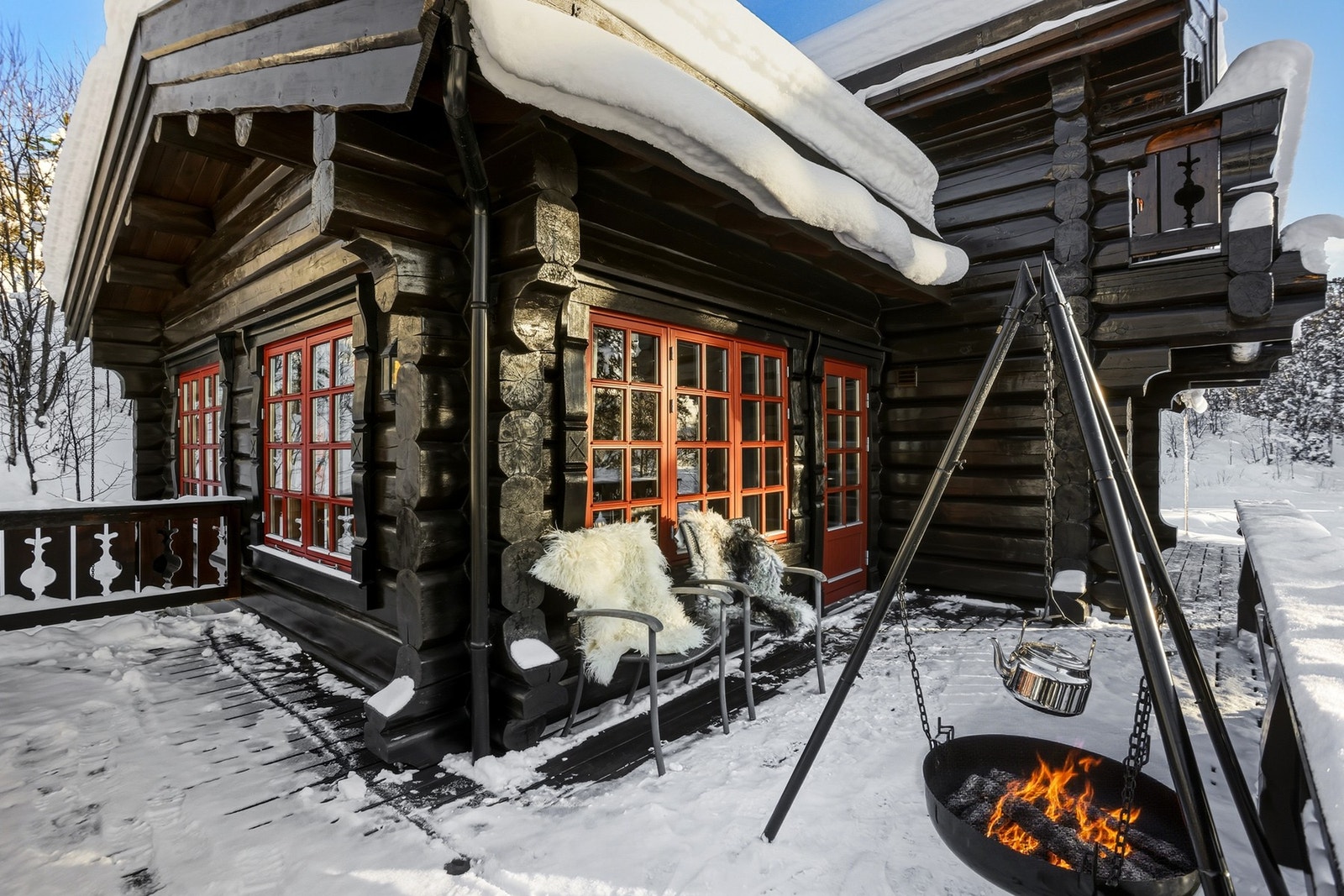 Sørvest-vendt plassering, med sol fra morgen til kveld Galleribilde