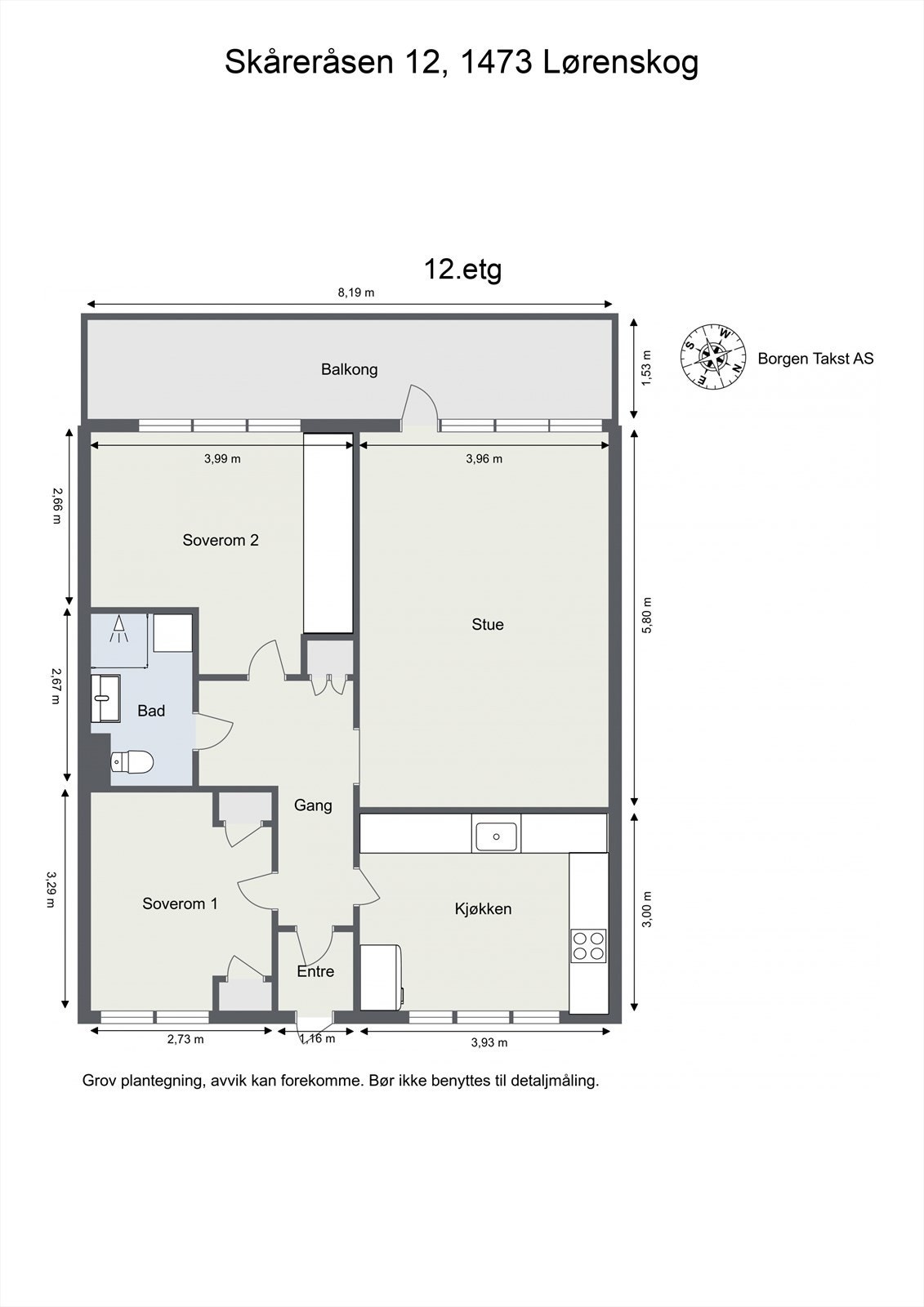 Plantegning Galleribilde