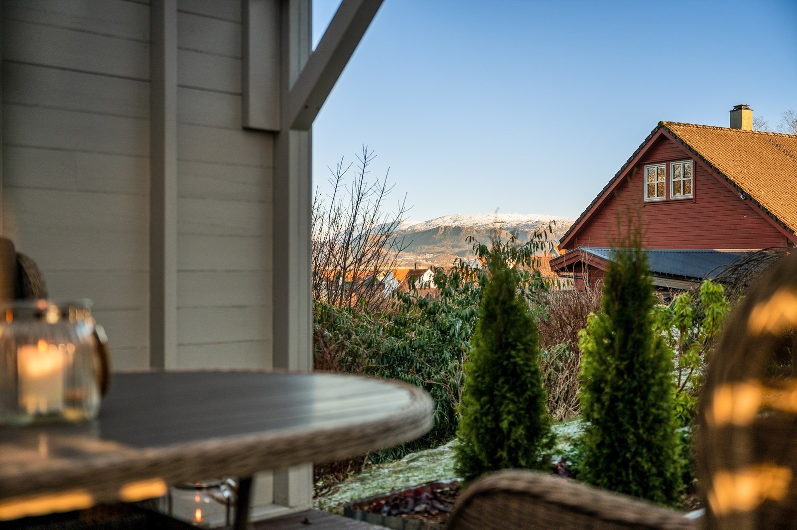 Nydelig utsikt mot byfjellene! Galleribilde