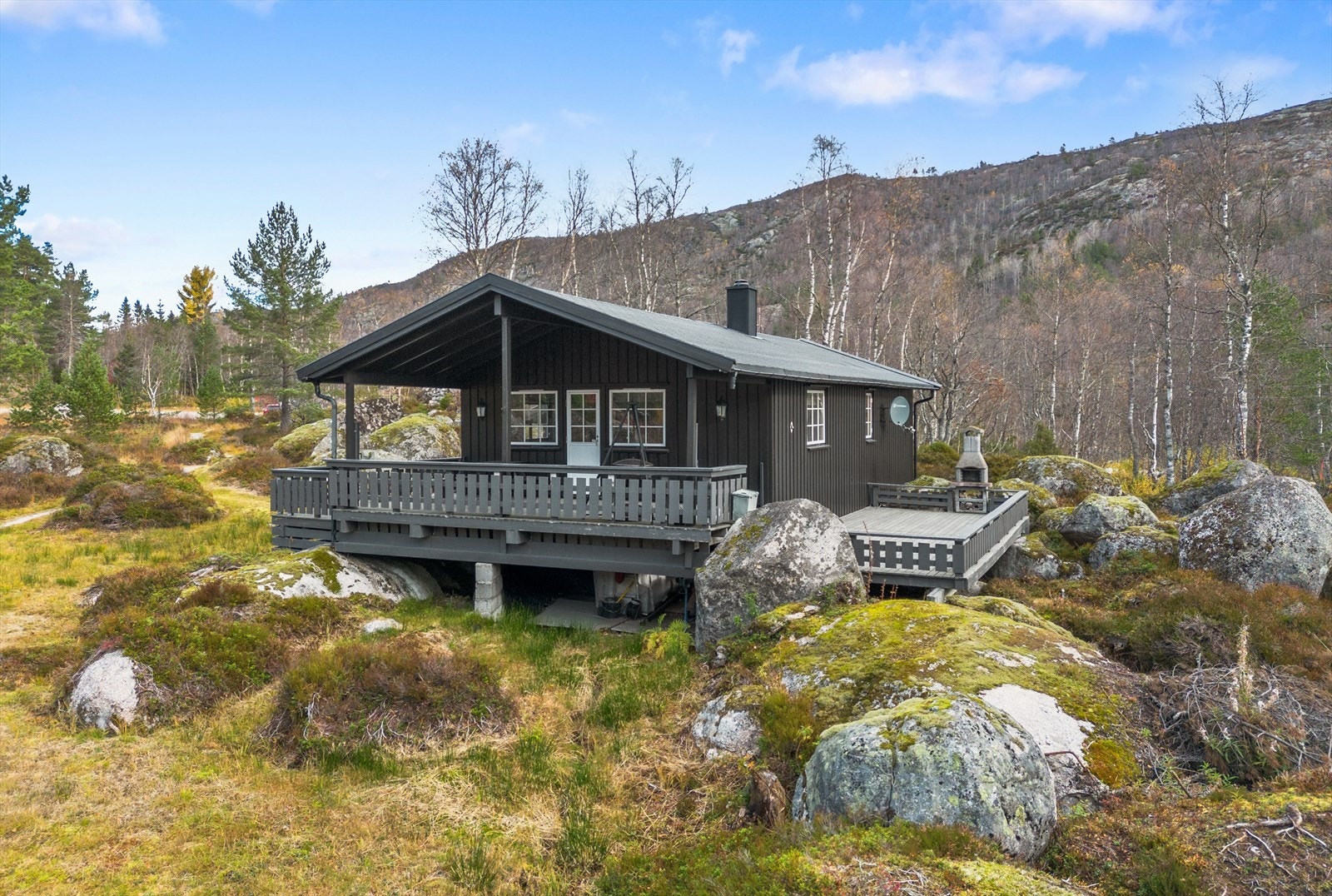 Velkommen til Oddan 2 - en velholdt og klassisk hytte med flott beliggenhet Galleribilde