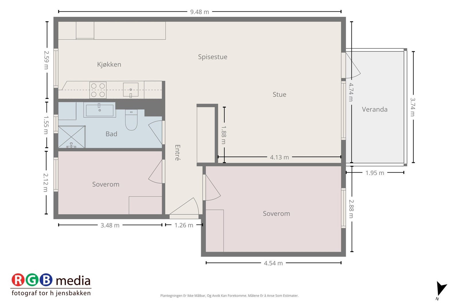 Plantegning Galleribilde