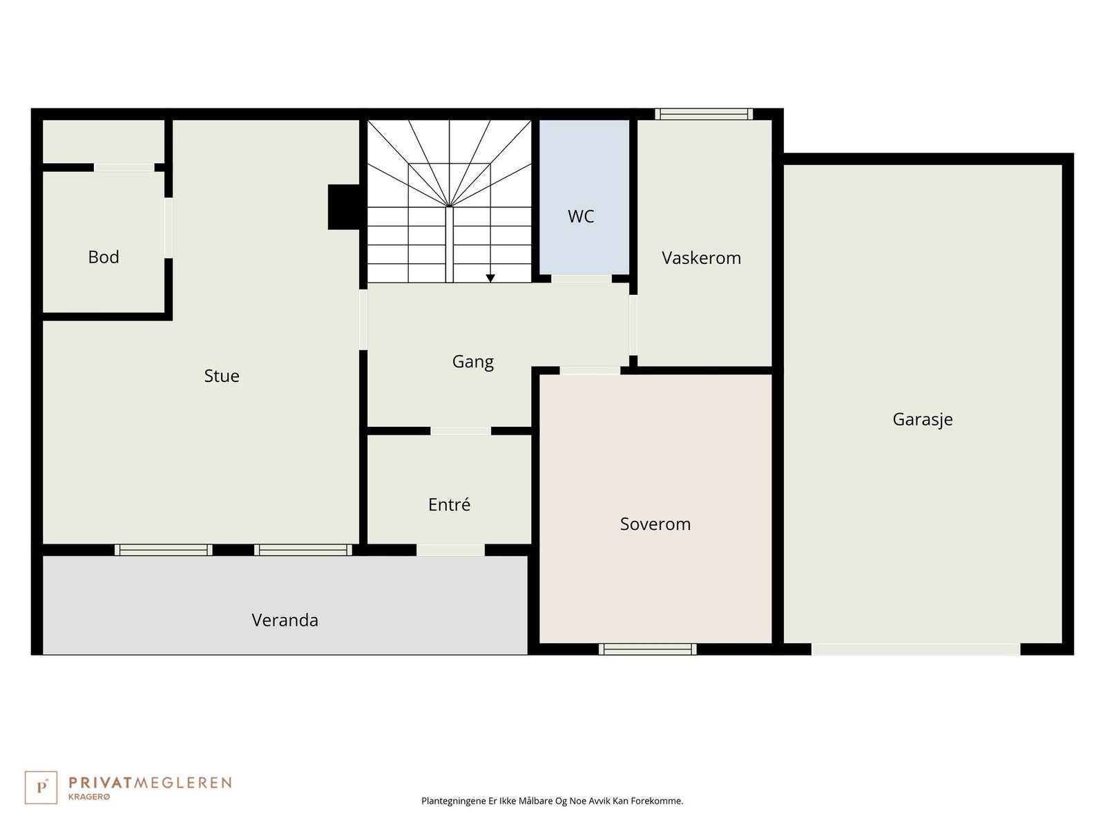 Plantegning underetasje. Galleribilde