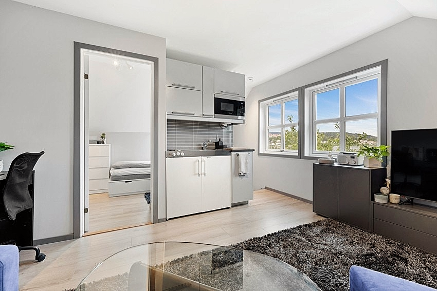 Åpen stue/kjøkken-løsning Galleribilde