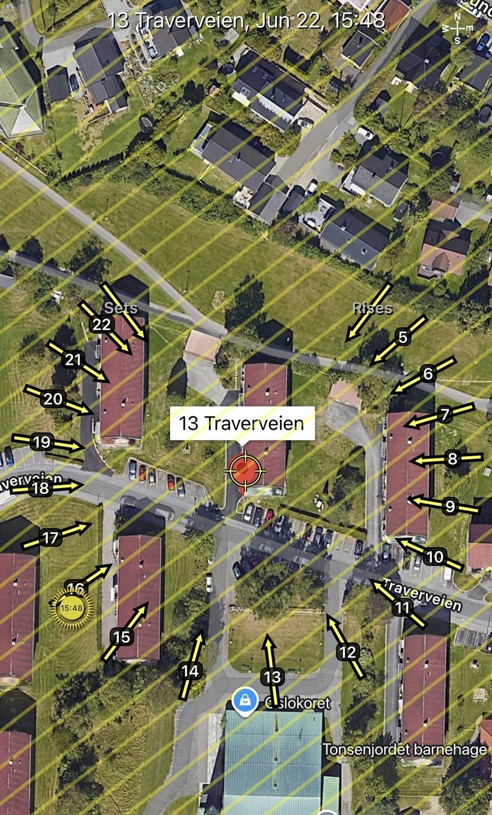 Solkart - illustrasjon Galleribilde