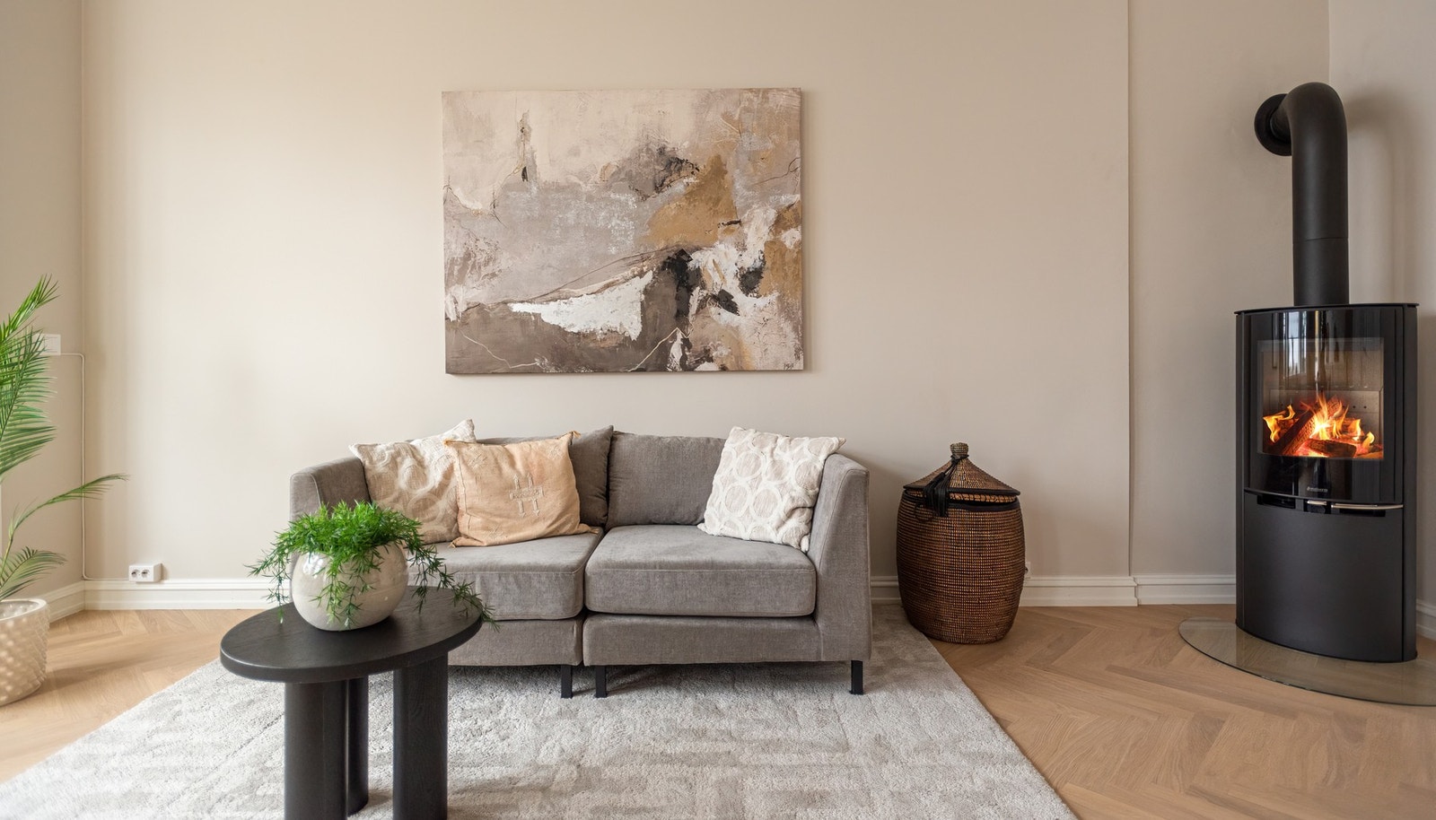 Det er enkelt å innrede med ulike soner for både egentid og sosialt samvær. Galleribilde