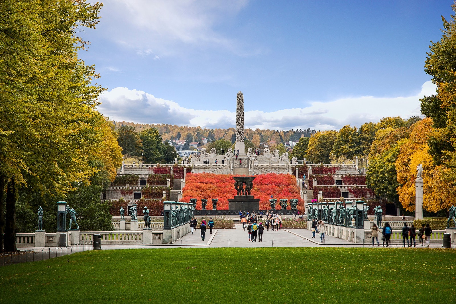 Vakre Frognerparken finner du kort vei fra boligen. Galleribilde