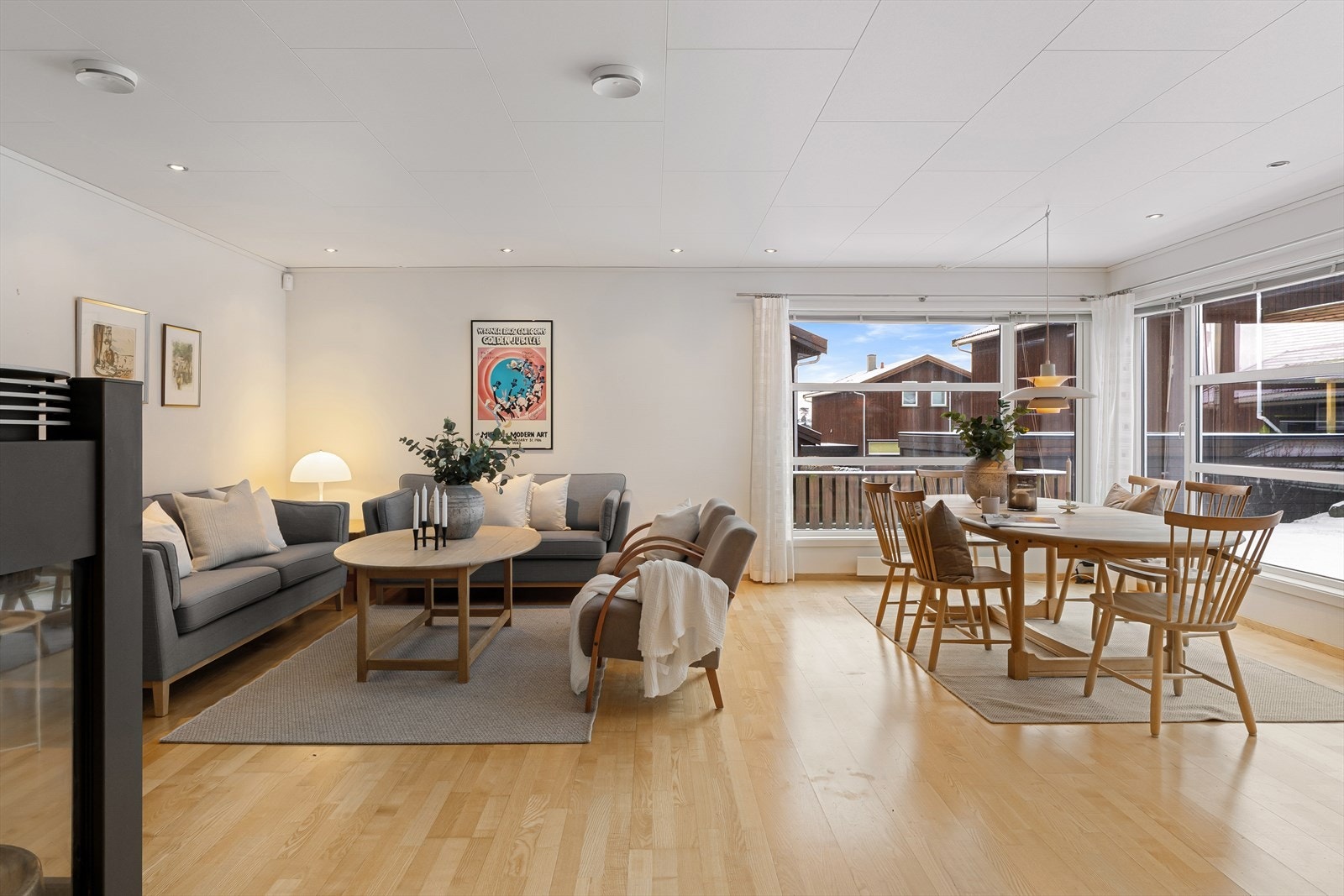 Spottbelysning i tak Galleribilde