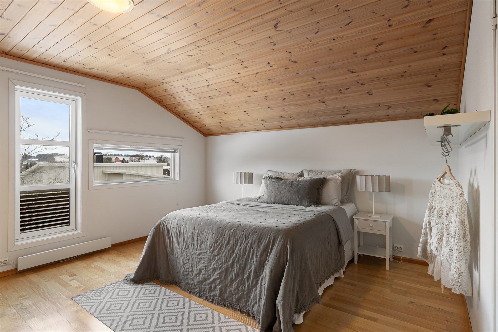 Hovedsoverom med fransk balkong Galleribilde