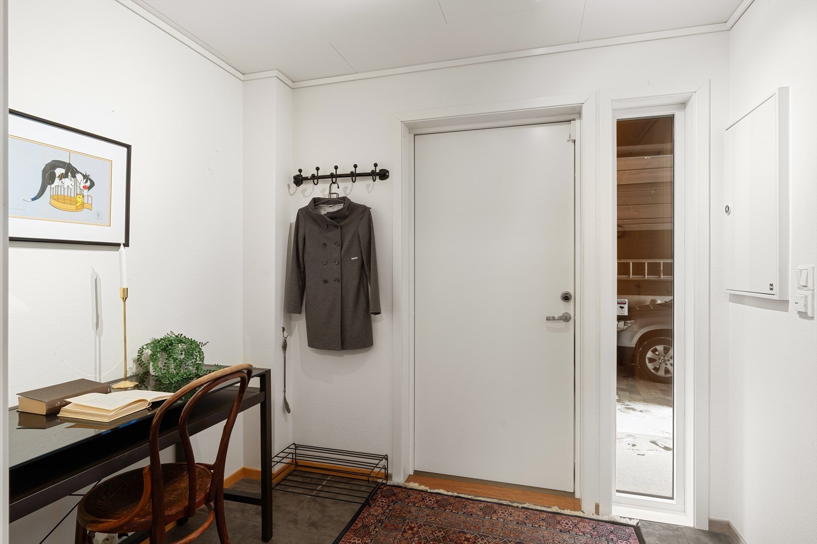 Inngangsparti ved hovedinngang Galleribilde