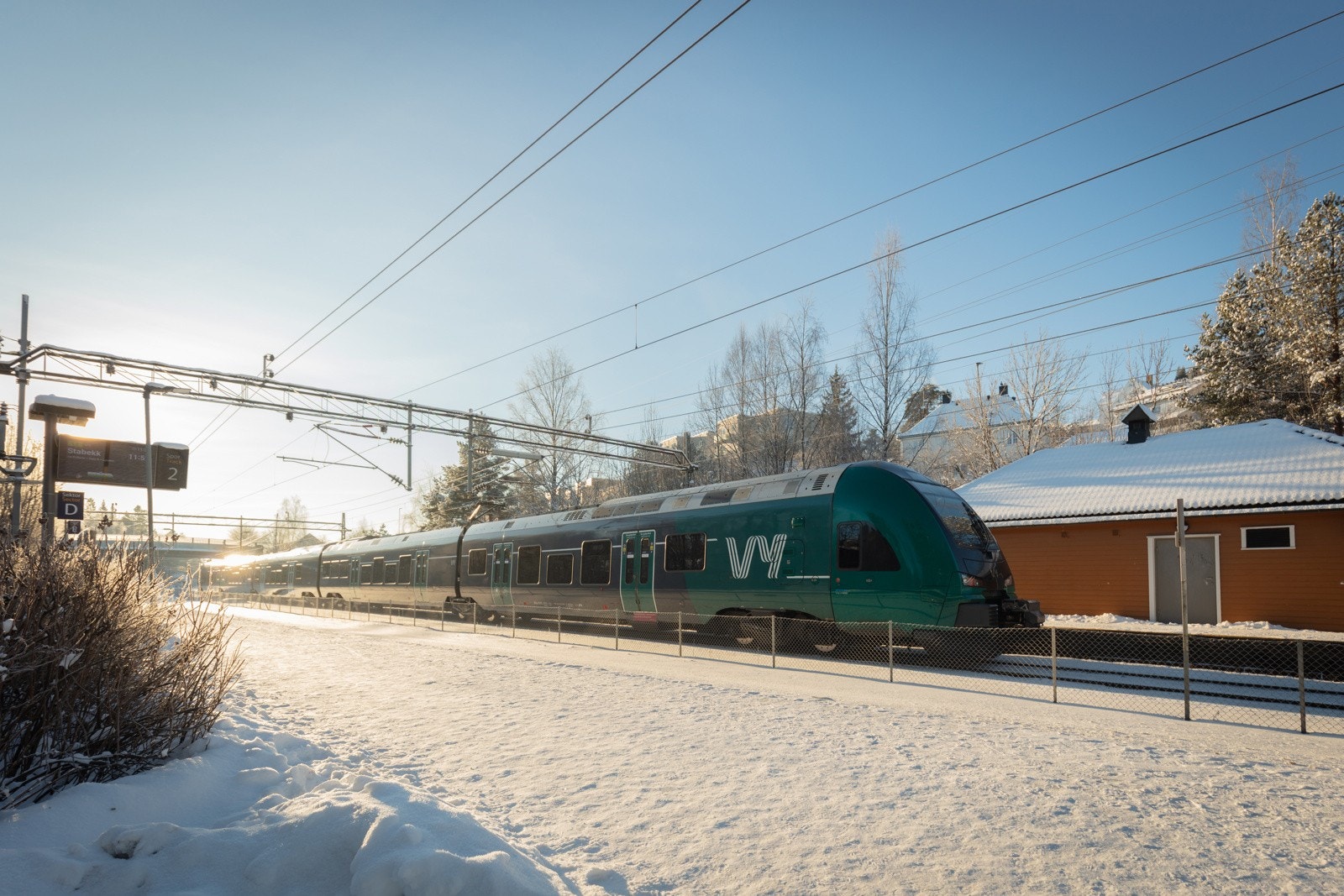 Kort vei til Myrvoll stasjon Galleribilde