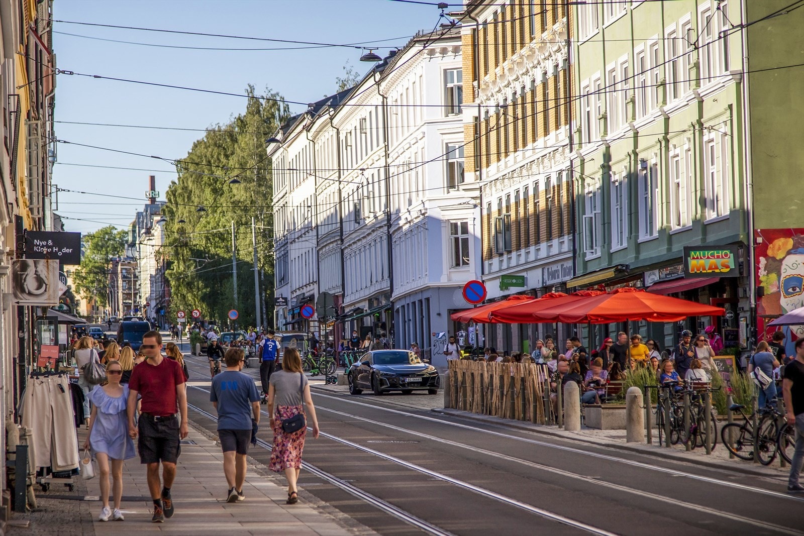 Det er kort vei til folkeliv og parker på Grûnerløkka. Galleribilde