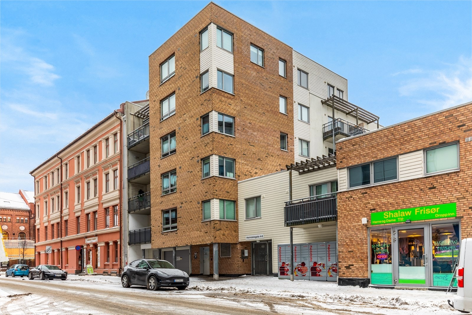 Fasade fra gaten. Galleribilde