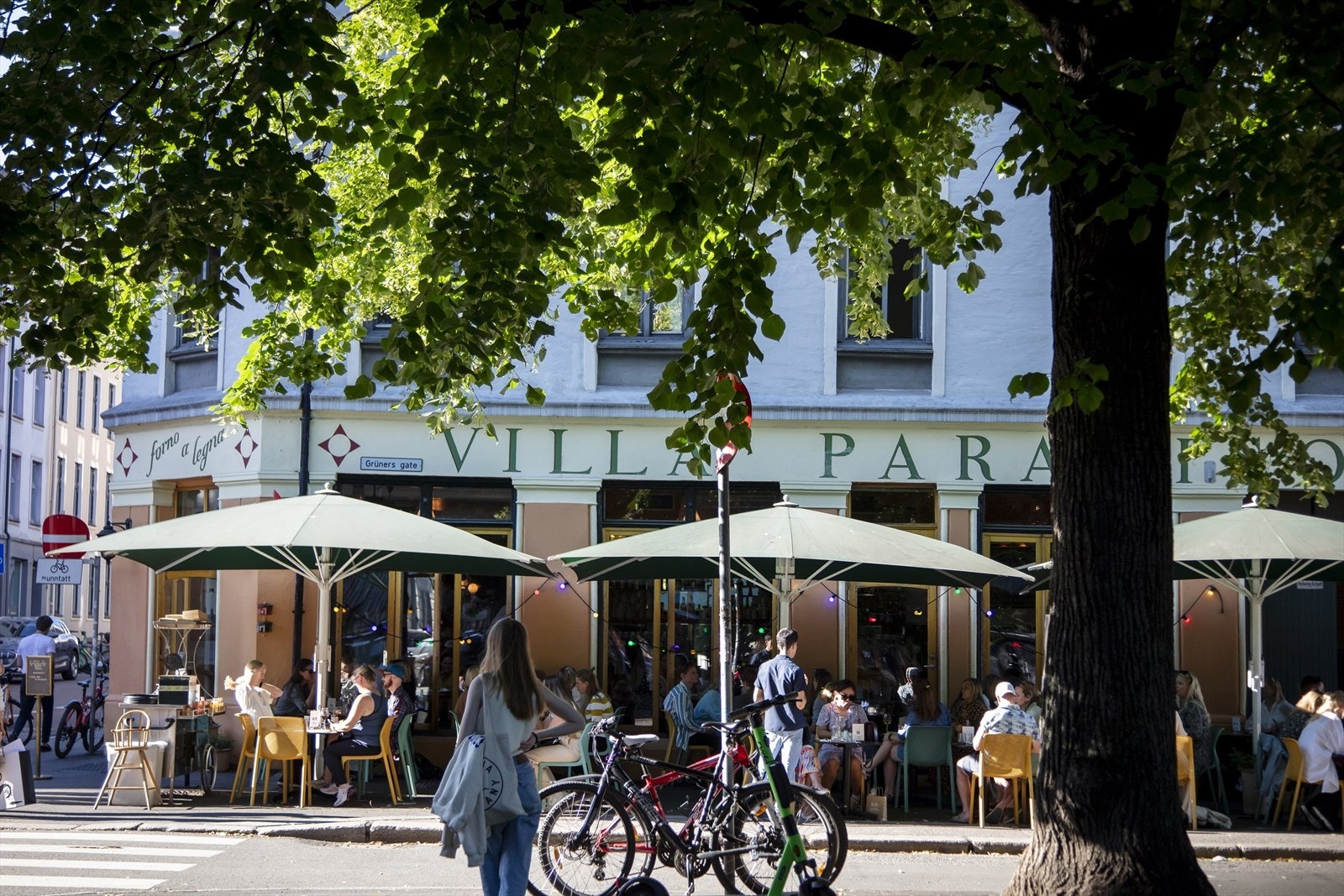 Det er kort vei til folkeliv og parker på Grûnerløkka. Galleribilde