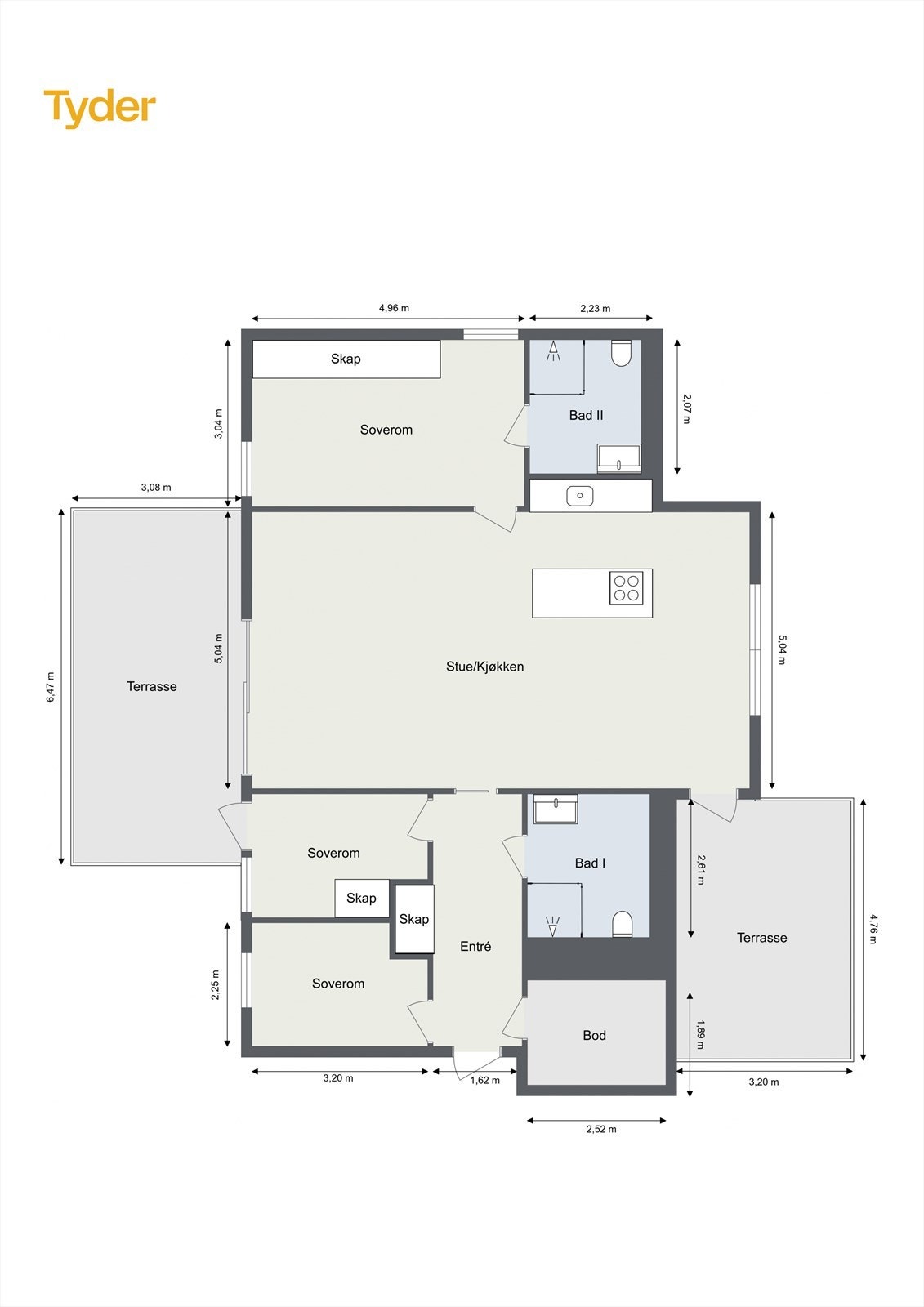 Plantegning Galleribilde