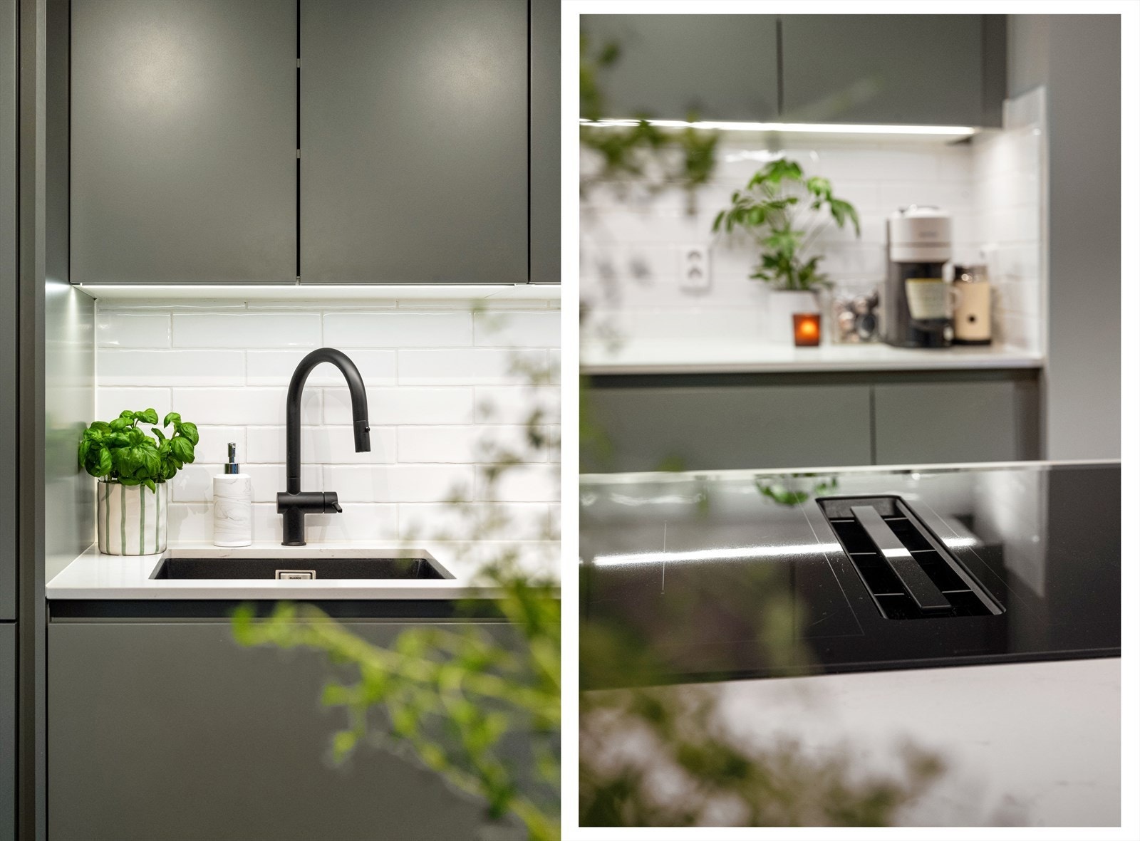 For økt sikkerhet er det installert både komfyrvakt og automatisk vannstopper på kjøkkenet. Galleribilde