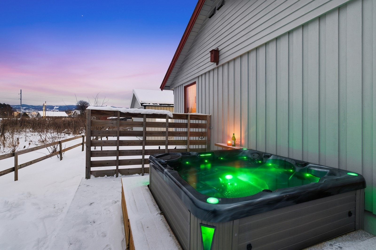 En luksuriøs detalj for avslapning året rundt. Galleribilde